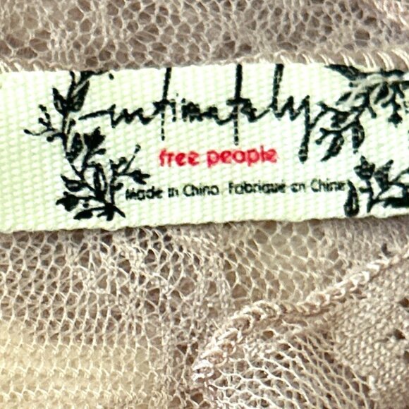 Intimately Free People SZS Lilac Lace Sheer Dress Layering Boho Fairy Romantic - Picture 7 of 9